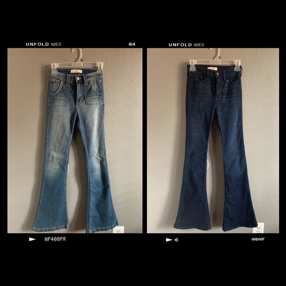 High waisted jeans